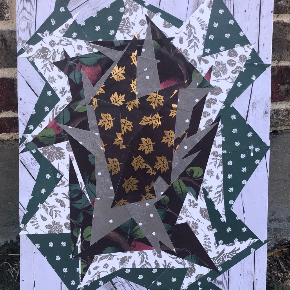 ✨Original Handmade Abstract Collage on Canvas✨